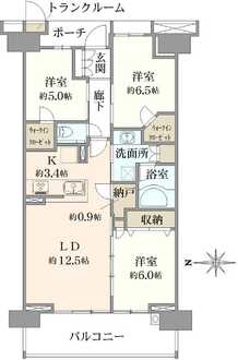 プラウド船橋二街区の間取図