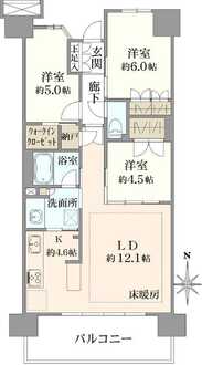 プレミスト船橋塚田の間取図