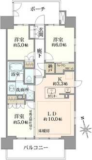 ヴィークコート船橋本町の間取図