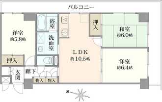 エンゼルハイム金町の間取図