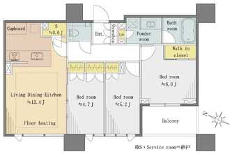 グランドミレーニアの間取図