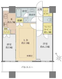 アウルタワーの間取図