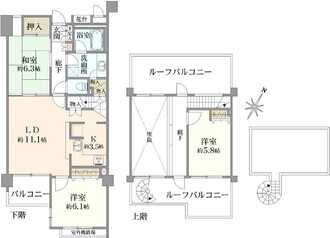 ヴェル・クレール板橋前野町の間取図