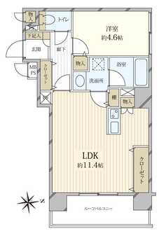 ライオンズステーションプラザ大山の間取図