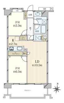 アルファホームズ東十条の間取図