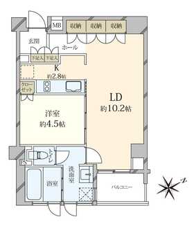 ブランクレア代々木公園の間取図