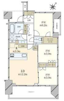 ザ・パークハウス赤坂レジデンスの間取図