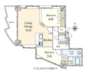 グランパーク代々木公園の間取図