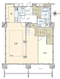 コスモポリス品川の間取図