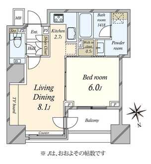 パークコート目黒青葉台ヒルトップレジデンスの間取図
