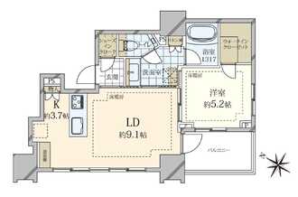 ブランズ渋谷代々木公園の間取図