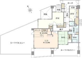 ヒルズ新百合ヶ丘の間取図