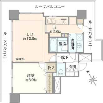シルエタワーヨコハマの間取図