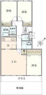 ヴァンヴェール鎌倉の間取図