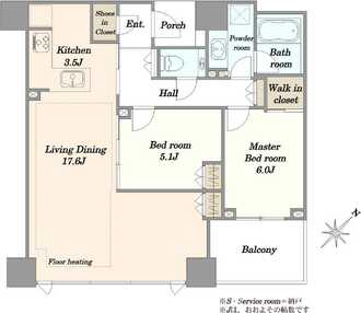 スカイフォレストレジデンスの間取図