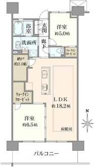 プラウドシティ吉祥寺G棟の間取図
