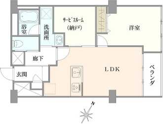 調布シュロスの間取図