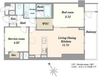 自由ヶ丘アーバンライフの間取図