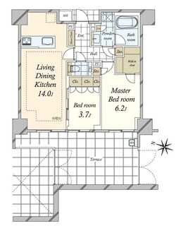 ディアナコート目黒の間取図
