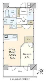 クリオ要町壱番館の間取図