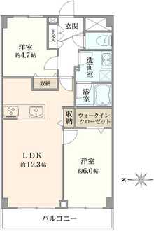 梅島ニックハイム綱島第7の間取図