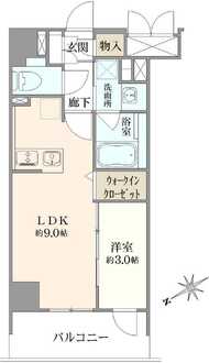 ソルティア藤沢鵠沼の間取図