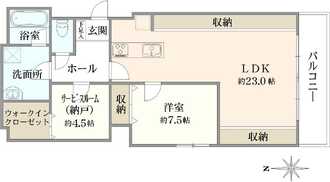 シェリーヒルズ横浜の間取図