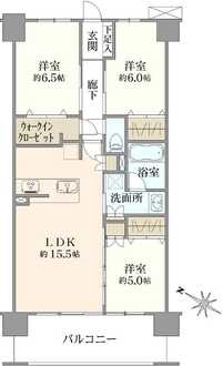 ヴェレーナ上大岡ザ・ハウスの間取図
