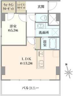 キャッスル西荻の間取図