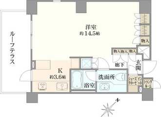 グローリオ浜田山デュオの間取図