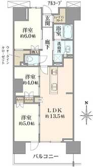 プラウドシティ方南町の間取図