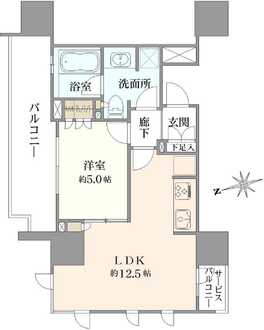 プラウド阿佐ヶ谷の間取図