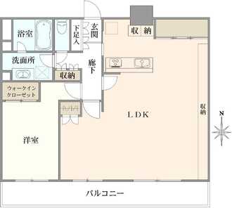 ディアマークスキャピタルタワーの間取図