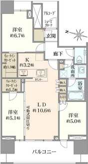グランドメゾン江古田の杜の間取図