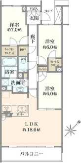 桜プレイスの間取図