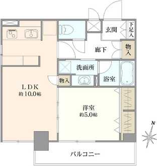 ライオンズマンション中村橋駅前の間取図