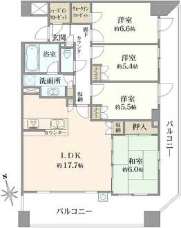 ジェイパーク武蔵野の間取図