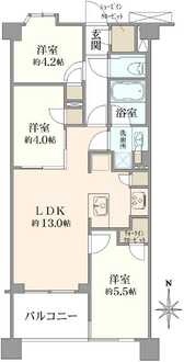 プレシス新百合ヶ丘の間取図