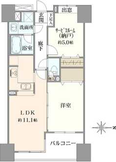 ライオンズステーションプラザ練馬の間取図