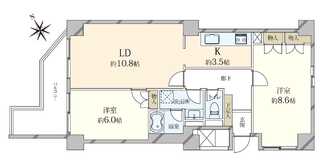 クレール白金台の間取図