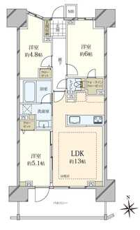 ルフォン板橋大山の間取図