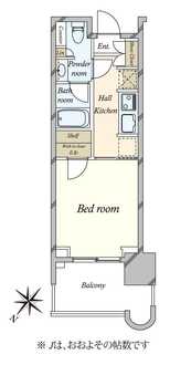 パークタワー勝どきミッドの間取図