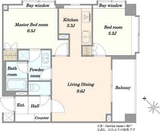カーサフェリス武蔵小山IIの間取図