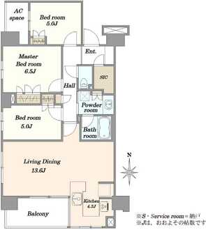 ライオンズウイングゲートの間取図