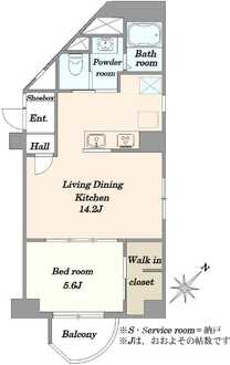 イトーピア五反田マンションの間取図