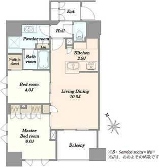 Brillia新川一丁目の間取図
