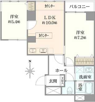 レジェンド浅草の間取図