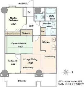 エルザタワー55の間取図