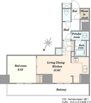 グランスイート日本橋人形町の間取図