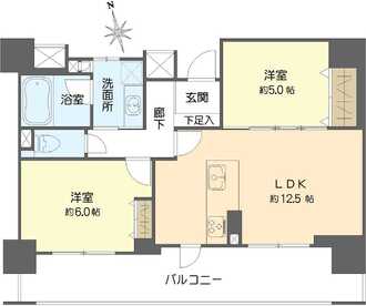 ジオ南大江公園の間取図